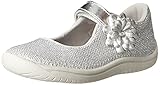 Stride Rite Haylie Mary Jane (Toddler/Little Kid),Silver,8 M US Toddler