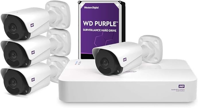 WD 西部数据 ReadyView 监控系统 4个1080P全高清摄像机+2TB紫盘 4折$199.99 海淘转运到手约¥1887 WD 西部数据 ReadyView 监控系统 4个1080P全高清摄像机+2TB紫盘 4折$199.99 海淘转运到手约¥1887