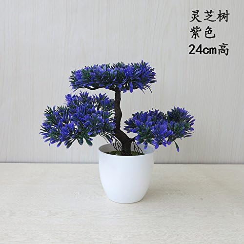 LANJIE Simulation Of Plant Pine Potted Flowers Bonsai Tree Grass Ball Home Furnishing Living Room Installed Desktop Decoration Camel