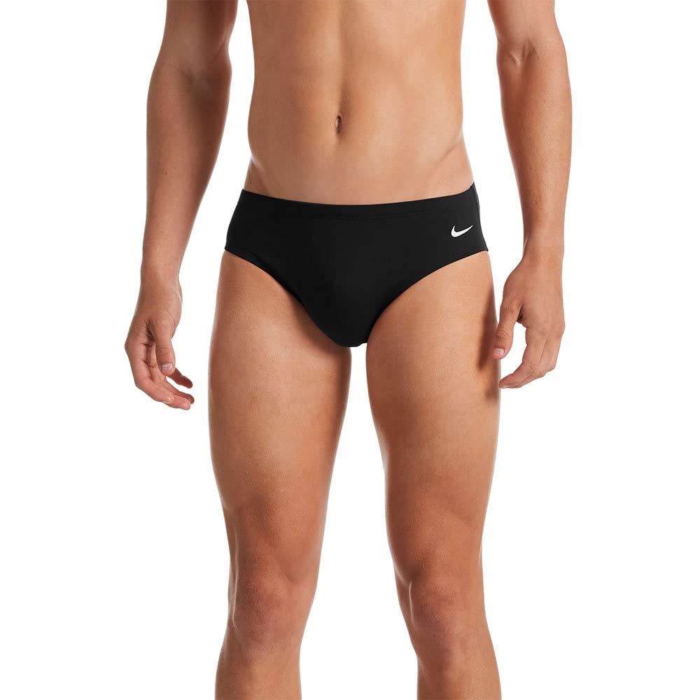 NIKE Brief Men's Swimwear, Mens, Swim Briefs, NESSA004, Black, XL