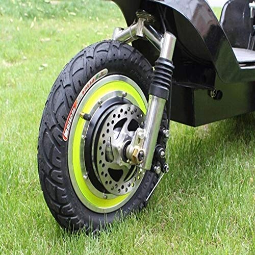 12inch Electric Scooter Conversion Kit 24V 350W Hub Motor DC Brushless Controller Twist Reverse Throttle and Brake for Mobility Scooter, Motor Vehicle Accessories (36V 350W Only Scooter Motor Wheel) - Thumbnail 3