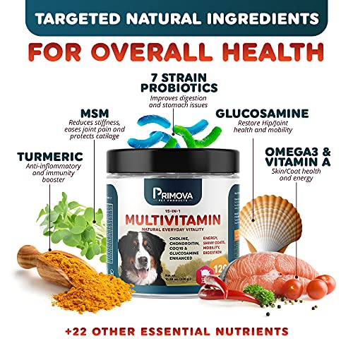 Primova 15in1 Multivitamin for Dogs with Glucosamine Essential
