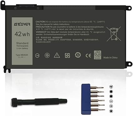 Wdx0r Laptop Battery Oem Replacement Compatible With Dell Inspiron 13 5368 5378 5379 7368 14 7460 Inspiron 17 765 5767 3crh3 T2jx4 Fc92n Inspiron 15 5565 5567 5568 5578 7560 7570 Batteries Computers Accessories