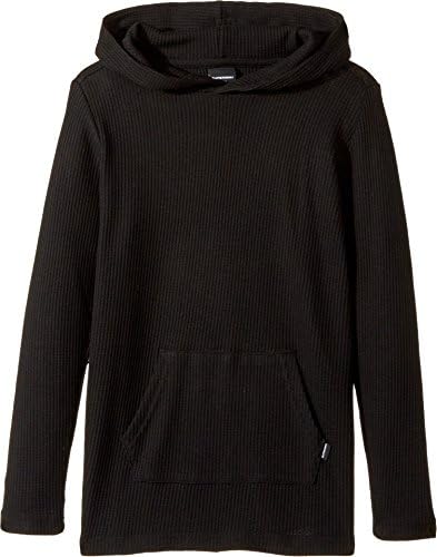 SUPERISM  Baby Boy's Khalil Hooded Long Sleeve Pullover (Toddler/Little Kids/Big Kids) Black 3T