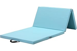 KaRaDaStyle Gymnastics Mat Folding Stretch Mats 71"x31"x2" Exercise Muscle Training Children Play Horizontal Bar Mat Yoga Sports Soundproof Home Use