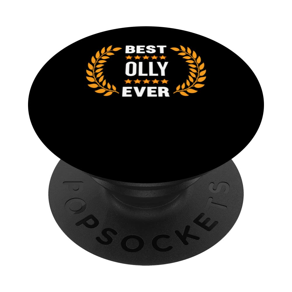 Best Olly Ever with Five Stars Name Olly PopSockets Swappable PopGrip