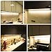 LED Under Cabinet Lighting Kits, S&G Closet Panel Lights (Total 24W/1800 Lumens /12V DC/3000K Warm White) Switch Control Under Counter Lights, All Accessories Included-6 Panels