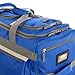 Olympia U.S.A. 22 inch Carry On 8 Pockets Wheeled Rolling Duffel Bag Water Resistant Luggage Lightweight Travel Suitcase with Retractable Handle