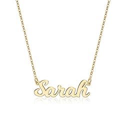Ursteel Sarah Necklace, Custom Name Necklace