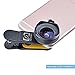 Apexel Wide Angle Cellphone HD Camera Lens Kit for iPhone 6/6S Plus SE Samsung Galaxy S7/S7 Edge S6/S6 Edge HTC iPad Tablet and Most Smartphone
