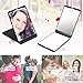 SKINOSM Compact Light up Mirror LED Makeup Mirror Touch Switch Travel Mirror Comes with 2 Extra Batteries