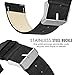 MoKo Band Compatible with Samsung Gear S3/Gear S3 Classic/Frontier/Galaxy Watch 46mm/Ticwatch S2/E2/pro/Huawei Watch GT 2e 46mm, 22mm Genuine Leather Crocodile Pattern Replacement Strap, Black