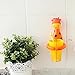 Food-grade Plastic Toothbrush Suction Cup Cover Holder with Suction Cup (Giraffe)