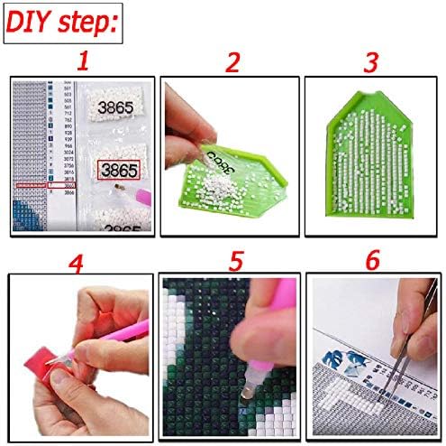 DIY diamond painting kit with cross stitch pattern, priced at $28.34 as of Aug 09, 2023.