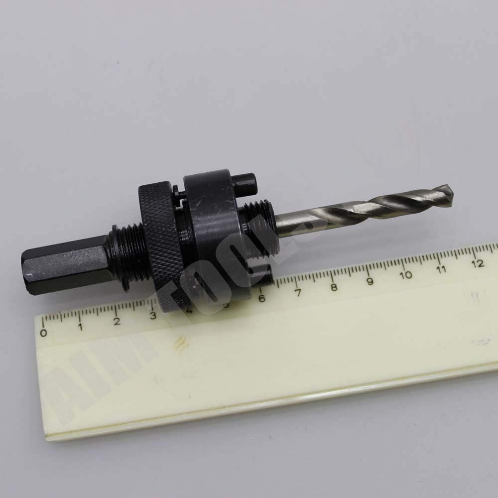 KATSU Hole Saw Arbor Core Bit Arbor Holder Adaptor 2PCs to Fit Sizes 16mm to 152mm 122297, Black - Image 3
