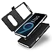 Galaxy S9 Case, AICase [ Window View ] Lightweight PU Leather Magnet Closure Flip View 360 Degree Full Body Protection Case Flip Folio Stand Cover for Samsung Galaxy S9 (Black)