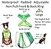 FRIENDLY (Known as Friendly to all) Green Color Coded Non-Pull Front and Back D Ring Padded and Waterproof Vest Dog Harness PREVENTS Accidents By Warning Others Of Your Dog In Advance (L)