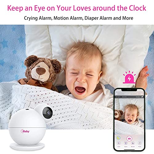 iBaby M8 2K Smart Baby Monitor, 355° Pan 110° Tilt and 2Way Talk