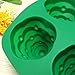 Palksky JUMBO SIZE 3D Silicone 12 Cavity Tree Mold & Christmas Tree mold Make xmas tree cake、chocolate、 Jello、shaped candles Christmas