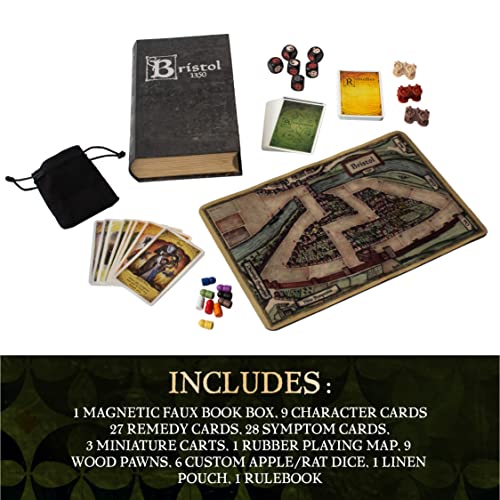 Bristol 1350 Board Game of Strategy, Deceit, and Luck for 19 Players