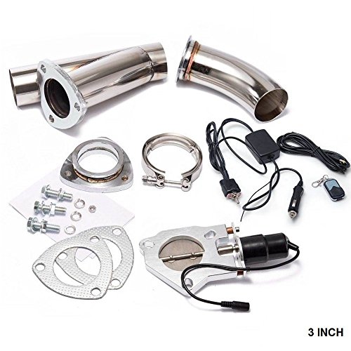 Buy Epman TKCUT2Y03 3" Electric Exhaust Catback Downpipe Cutout Valve