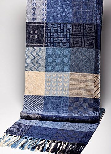 Artisan Blue Jacquard Throw