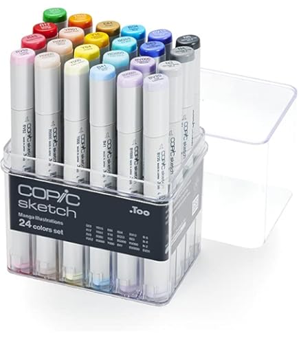 Amazon.com : Too Copic sketch comic illustrations 24 color