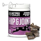 Glucosamine Hip and Joint Soft Chews for Dogs - Maximum Strength with Chondroitin, MSM, Turmeric, Vitamin C, Omega 3 - treats Hip Dysplasia, Arthritis, Pain - 60 Chicken Flavored Treats