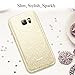 ESR Samsung Galaxy S7 Edge Case, Luxury Glitter Sparkle Bling Designer Case [Slim Fit, Hard Back Cover] Shinning Fashion Style for Samsung Galaxy S7 Edge Case (Champagne Gold)