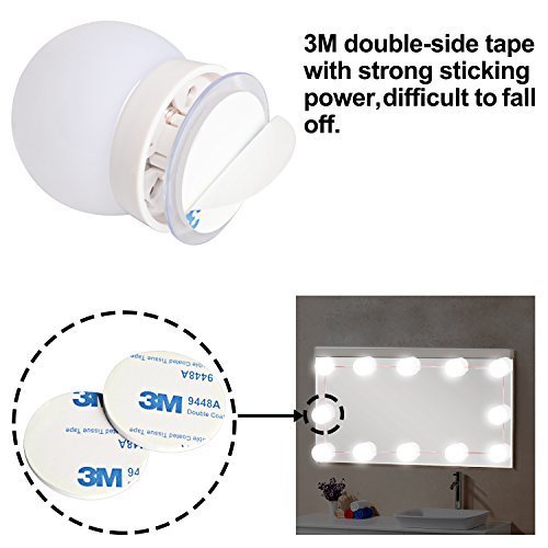 2 Hollywood+Dimmable+Dressing+Lighting+Fixture