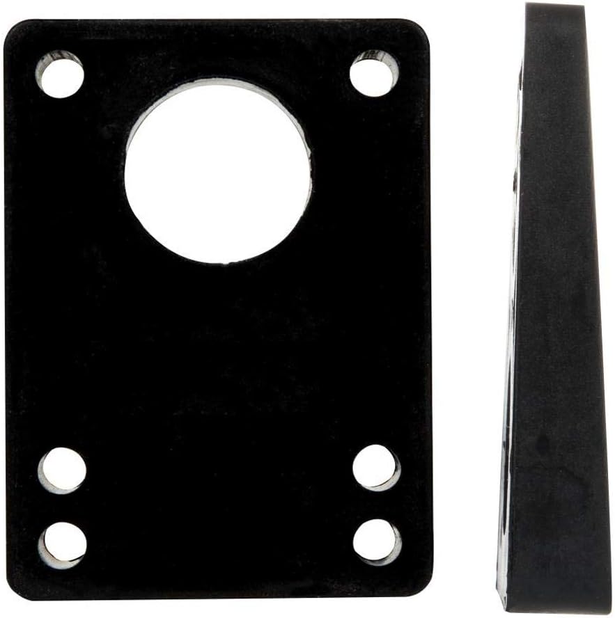 lordofbrands D Street risers elevadores Soft Wedge Black 8 to 16mm (Set 2) monopatin Skate Skateboard Longboard