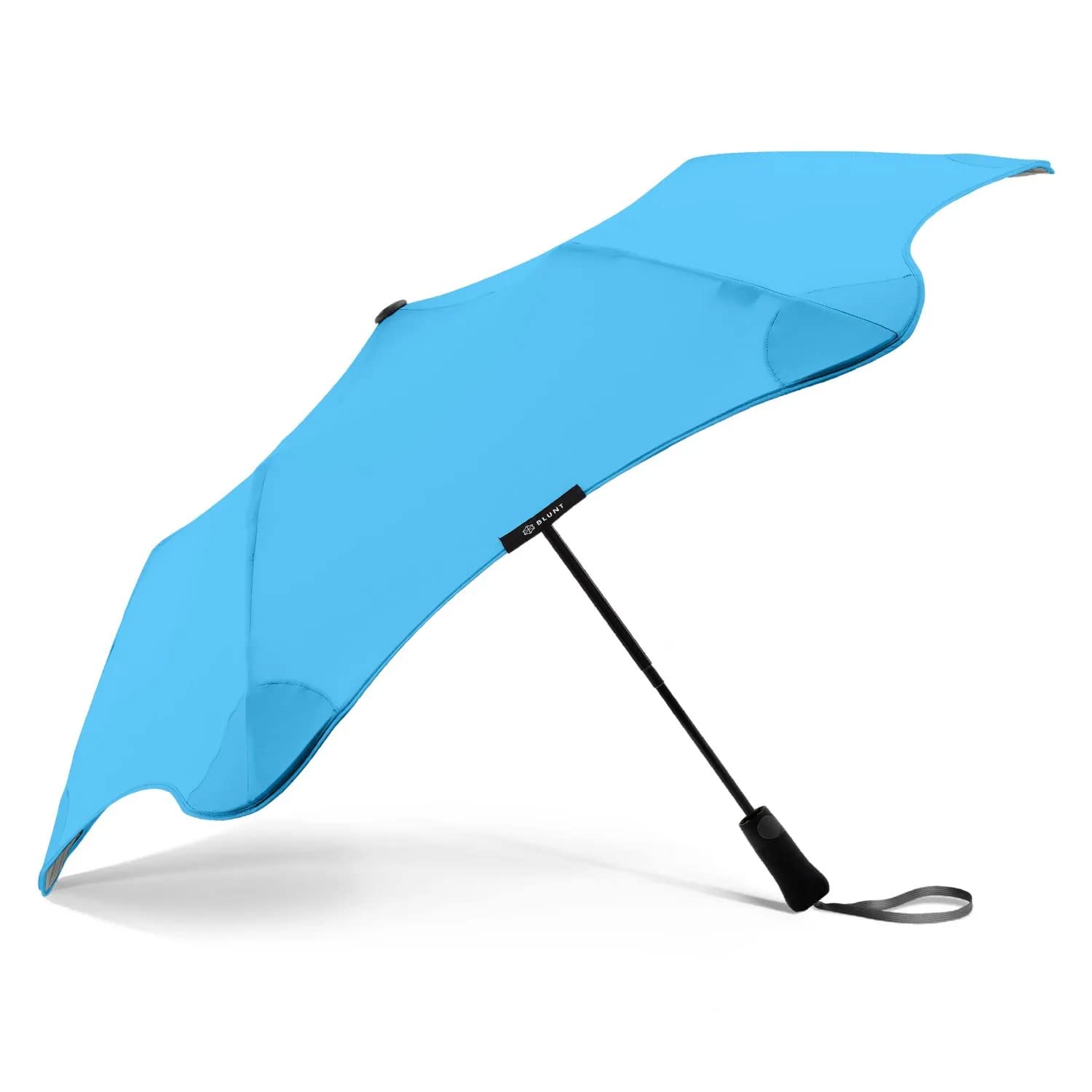 BLUNT Metro Automatic Folding Windproof Umbrella Over 60 km/h Unisex Adult Blue One Size, blue, One Size