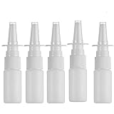 20ML White Empty Plastic Nasal Spray Bottles Pump Sprayer Mist Nose Spray Refillable Bottle For Saline Water Wash Application