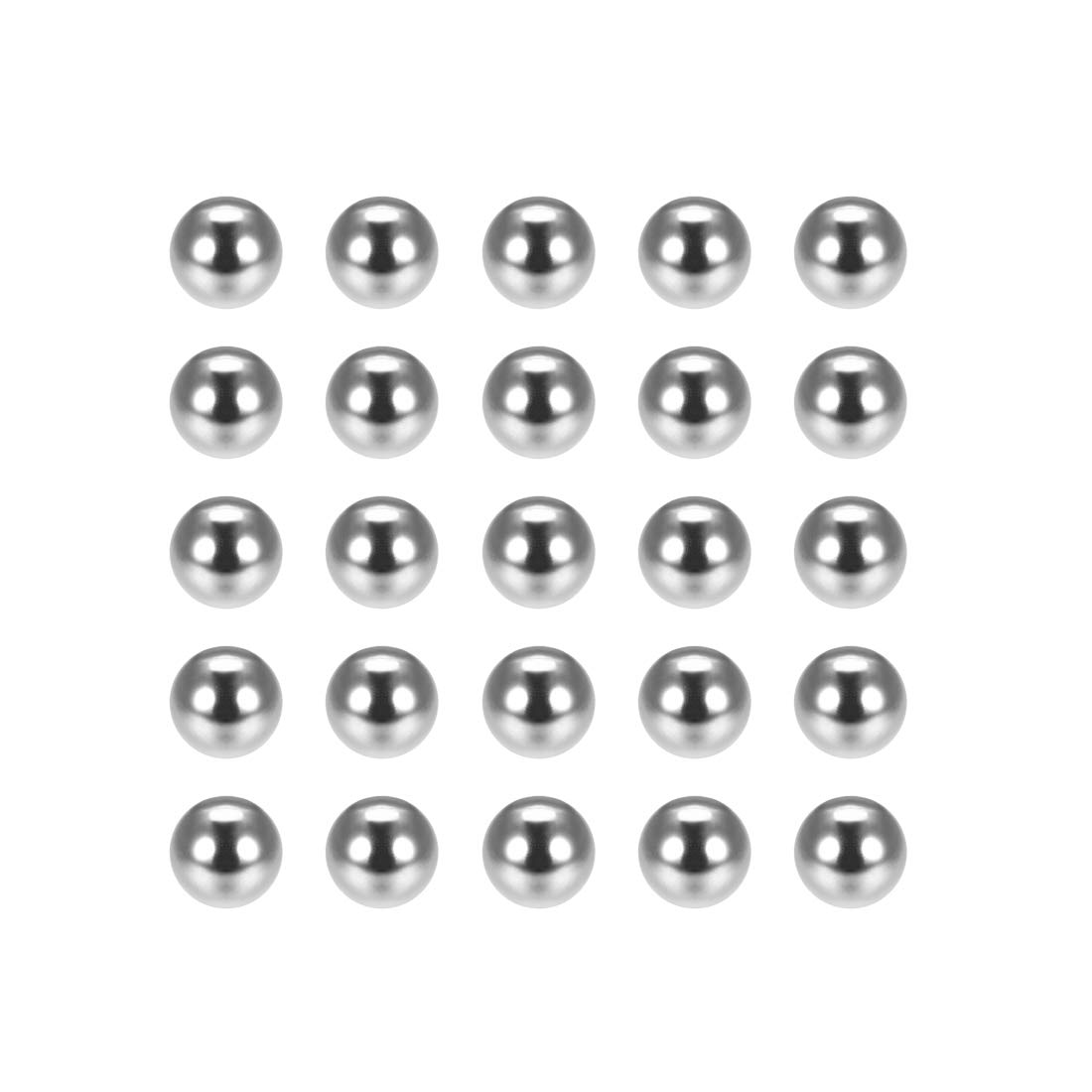 sourcing map 1/2 Inch Precision Chrome Steel Bearing Balls G25 25pcs