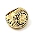 Jewel Town Mens 14K Gold Plated Hip Hop Iced Medusa Face Cz Pimp Ring Sizes 7 8 9 10 11 12 MR12