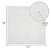 Muzata Stainless Steel Woven Wire Mesh Metal Security Screen Cabinets Mesh Sheet 12 Holes- 12x12