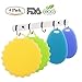 Mizzuco Brush MAT Better Cleaning Dishwashing Silicon Mildew-Free Sponges (Pack of 4), 4 Piece