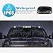 Partsam 3x White 12LED Cab Marker Sealed Top Roof Running Light Compatible with Silverado/Sierra 1500 2500 3500 2500HD 3500HD 2007 2008 2009 2010 2011 2012 2013 2014 Pickup Truck