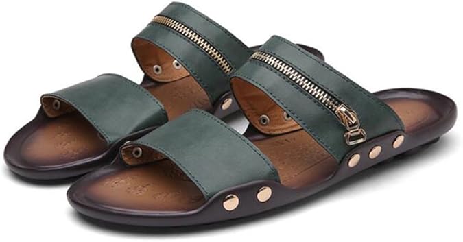 Amazon Scennekサンダルメンズファッション革サンダルメンズサンダルを歩きやすい柔らかい革 Scennek ファッションサンダル
