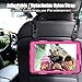 SEYMAC Stock Galaxy Tab A 10.5 T590/T595 Case, Full-Body [Heavy Duty] & [Shock Proof] Hybrid Armor Protective Case with Stand & Shoulder Strap for Samsung 10.5 Inch Tablet SM-T590/T595 (Rose+Black)