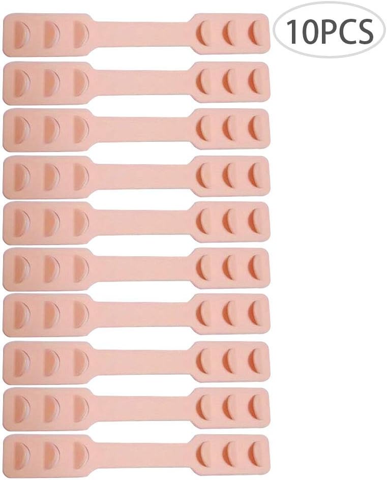 10 Pack 3 Gear Adjustable Face Hook Holder for Hanging Buckle Ear Pain Comfortable & Stress-Free Mask Decompression Regulator (Pink, 10pc)