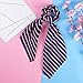 Wooyaya 9Pcs Scarves Scrunchies Tropical Travel Style Elastic Hair Bands Hair Ties Rope Ponytail Holder Hair Accessories for Women and Girls