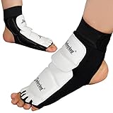 Xinluying Women Men Taekwondo Foot Protector Gear Martial Arts Fight Boxing Punch Bag Sparring Training MMA UFC Thi Leather S-XXXL