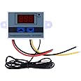 Temperature Controller, DC 12V 120W Digital LED Temperature Controller Module XH-W3001 Mini Thermostat Switch with Sensor Probe
