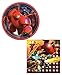 Amscan Big Hero Six Dessert Plates and Beverage Napkins for 16 Guests