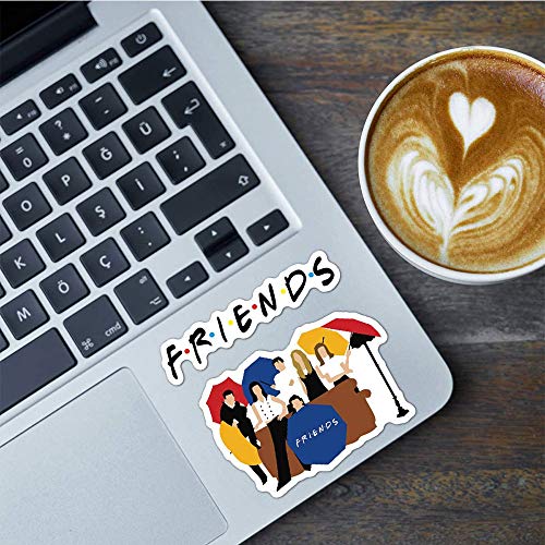 Friends TV Show Merchandise Fans Stickers for Laptop Water Bottle Luggage Snowboard Bicycle Skateboard Decal for Kids Teens Adult Waterproof Aesthetic Stickers - Image 6