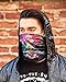 iHeartRaves Breathable Neck Gaiter Half Face Cover Cool Skiing Mask Bandana Festival Rave Balaclava Scarf (3 Pack)