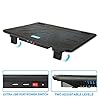 TECKNET-12-17-Quiet-Laptop-Cooler-Cooling-Pad-Stand-With-3-USB-Powered-Fans-1200-RPM-Light-Weight-Ultra-Slim-Design TECKNET Laptop Cooling Pad Adjustable Height Laptop Cooler with 3 Ultra Quiet Fans, Laptop Fan Stand for Desk/Bed/Lap…