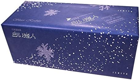 ISHIYA Delicate Japan Sweet White Chocolate Milk Chocolate White Lover Lange de chat Delicious Baked Crunchy Cookies 9 12 18 or 27 Pieces/Box (White Chocolate, 27Pcs)