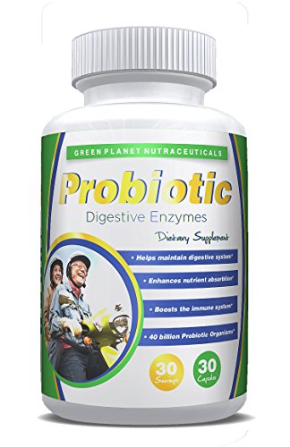 Probiotic digestive enzymes - prevent fatigue, bloating…